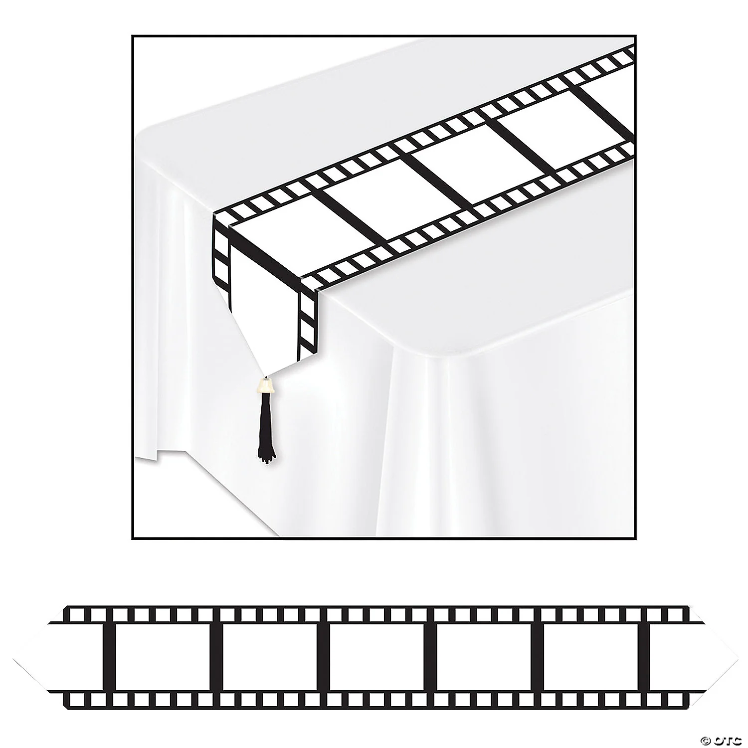 Printed Filmstrip Table Runner | Costume-shop.com