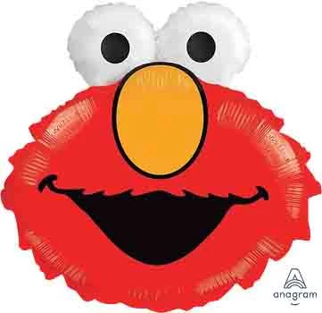 Anagram Sesame Street Large Elmo Head Foil Balloon 1ct