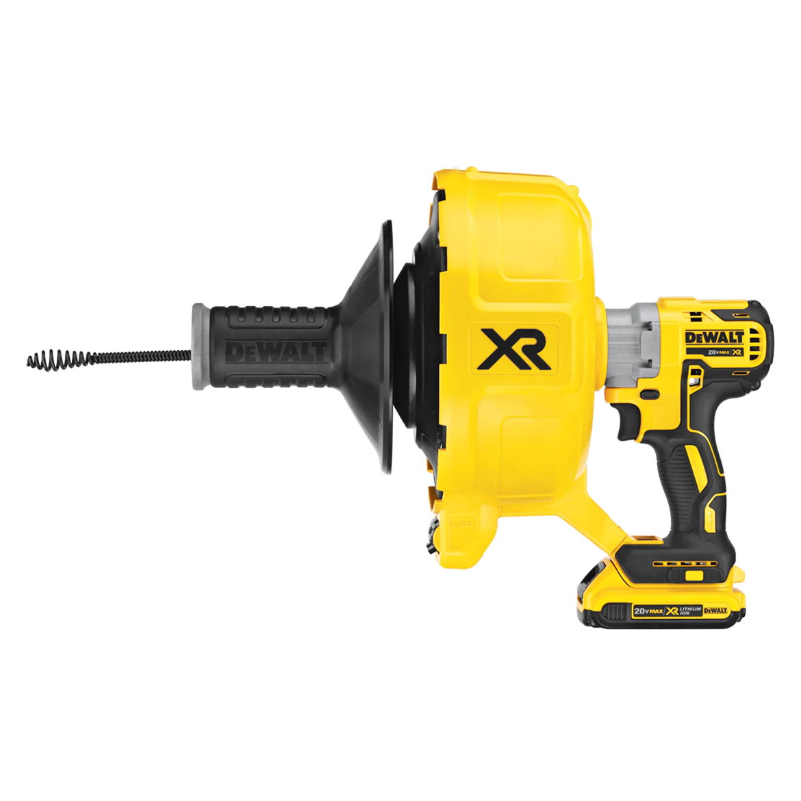 DeWALT DCD200D1 20V MAX XR Brushless Removable Drum Drain Snake Kit