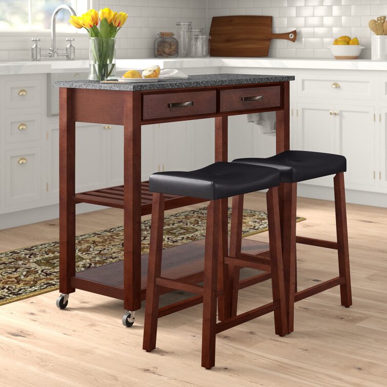 Diamondback Granite Kitchen Island Set