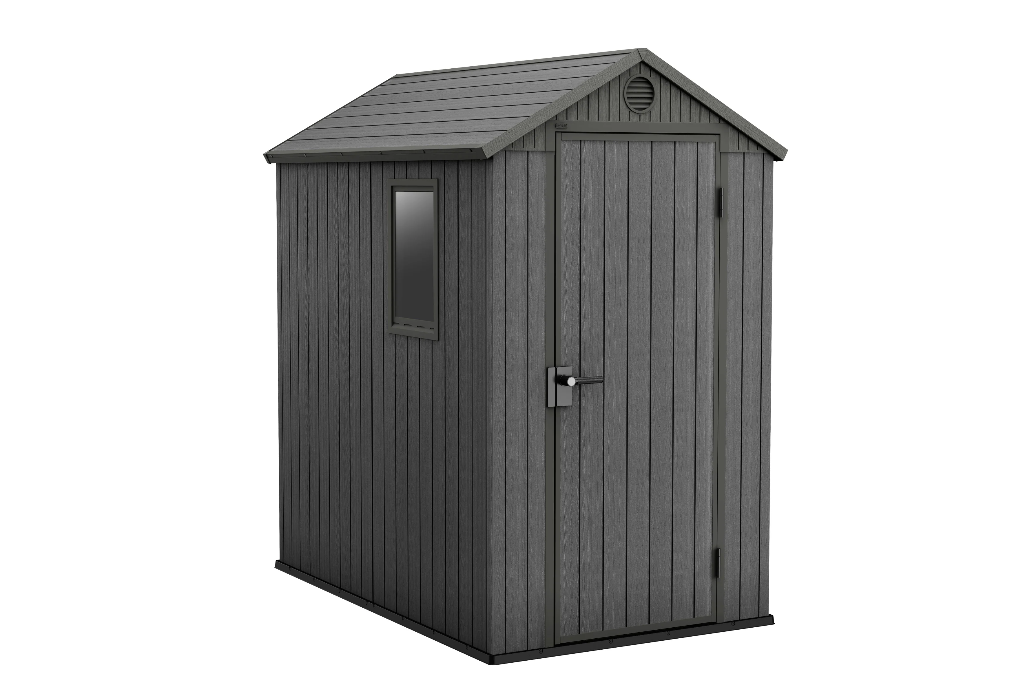 Darwin 4x6 Garden Shed - Grey