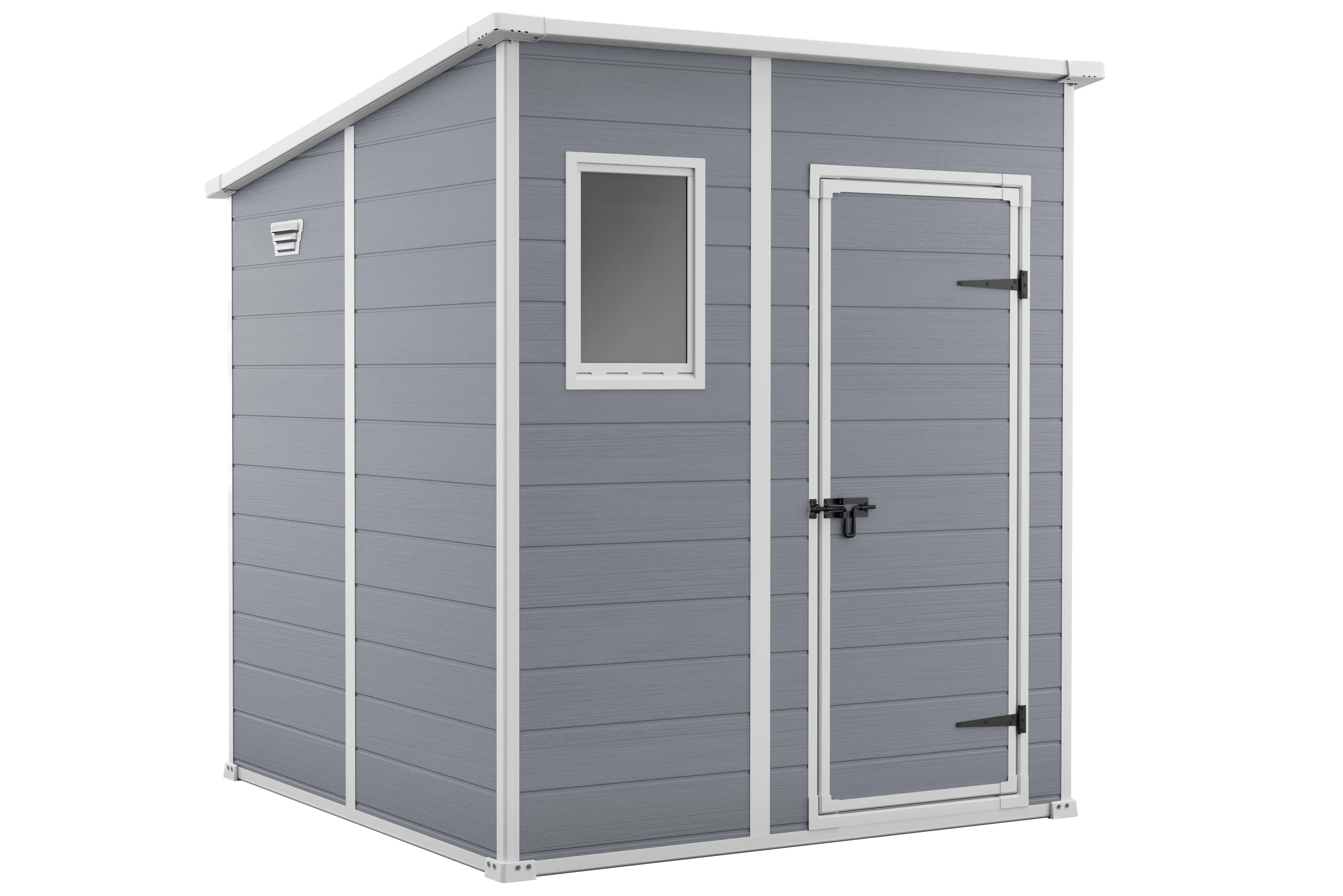 Manor Pent 6x6 Garden Shed - Grey