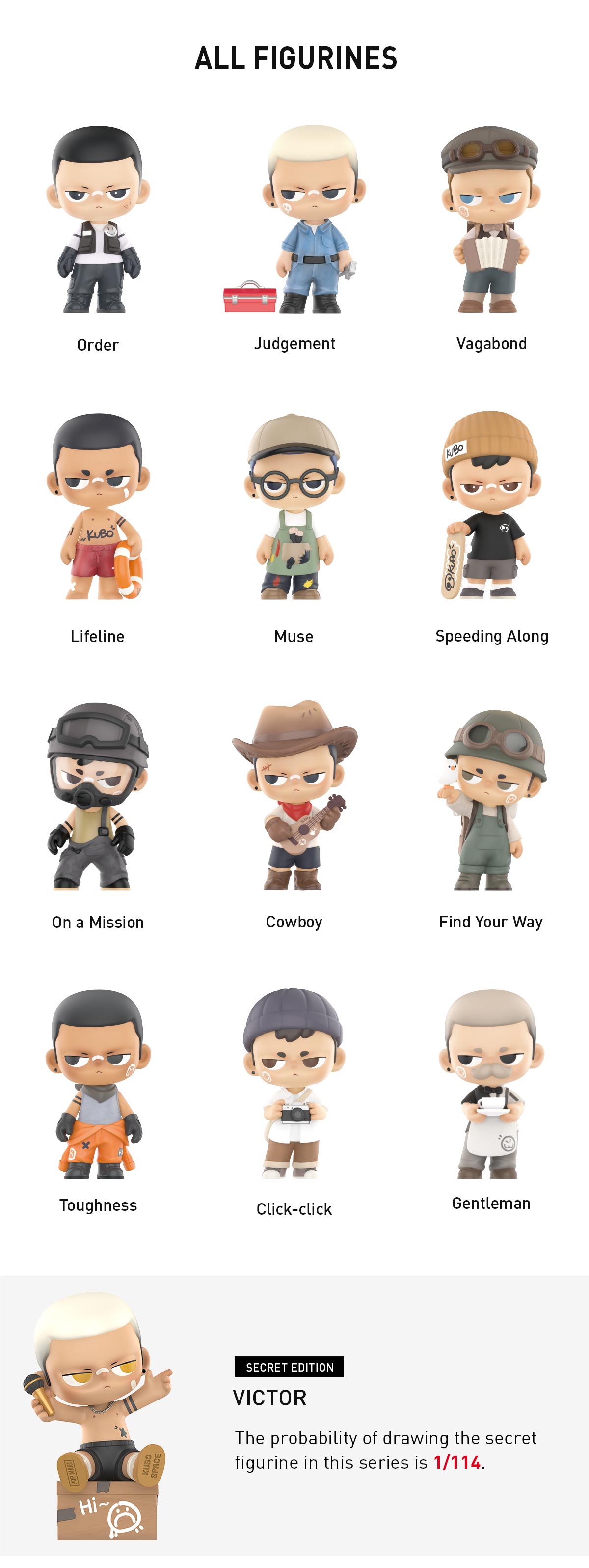 KUBO Breathing In Series Figures