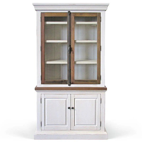 🎄New Year Sale🎉Wellington Full Door Glass Hutch