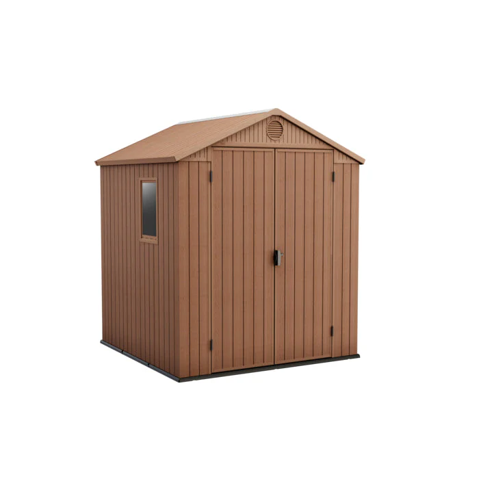 Darwin 6x6 Garden Shed - Brown