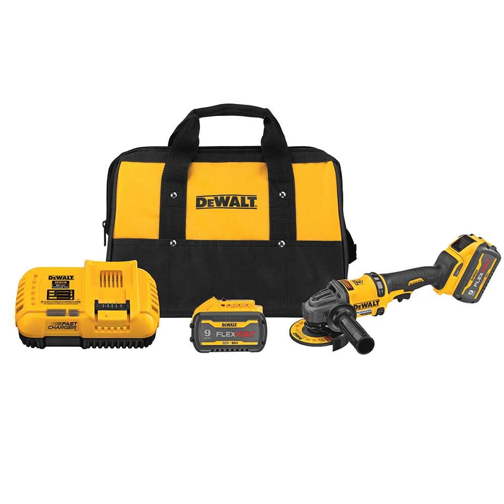 DeWALT DCG418X2 60V MAX FLEXVOLT 4-1/2