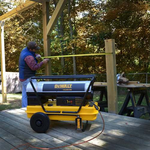 DeWALT DXH135HD Portable 135,000 BTU Forced Air Kerosene Space Heater
