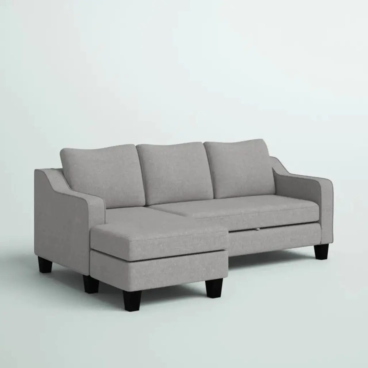 Liberty 84' Wide Reversible Sleeper Sofa & Chaise