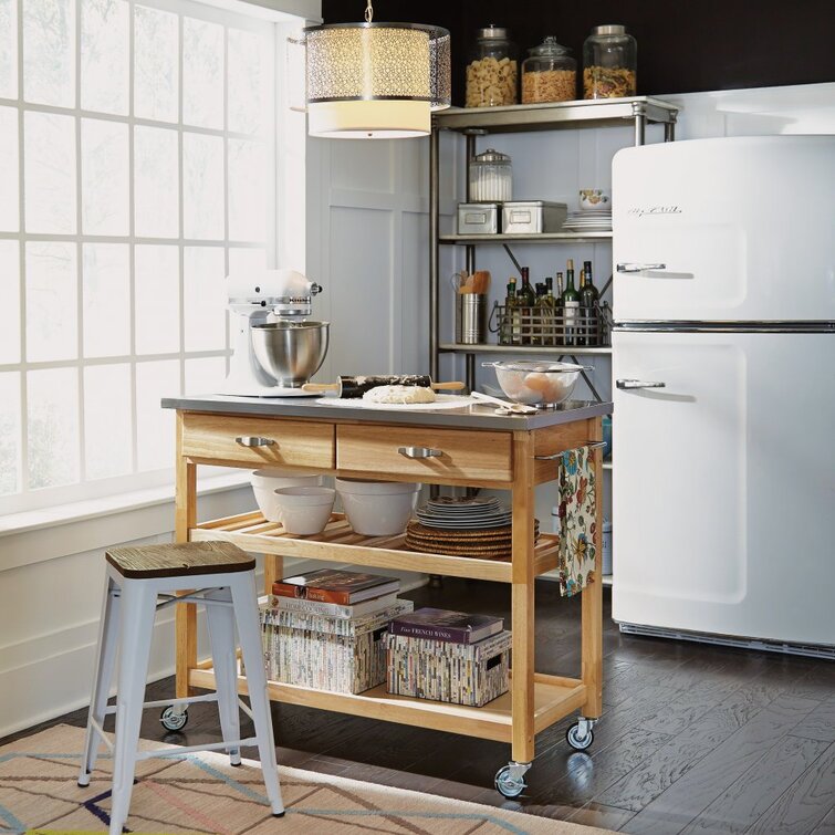Drumtullagh Metal Kitchen Cart