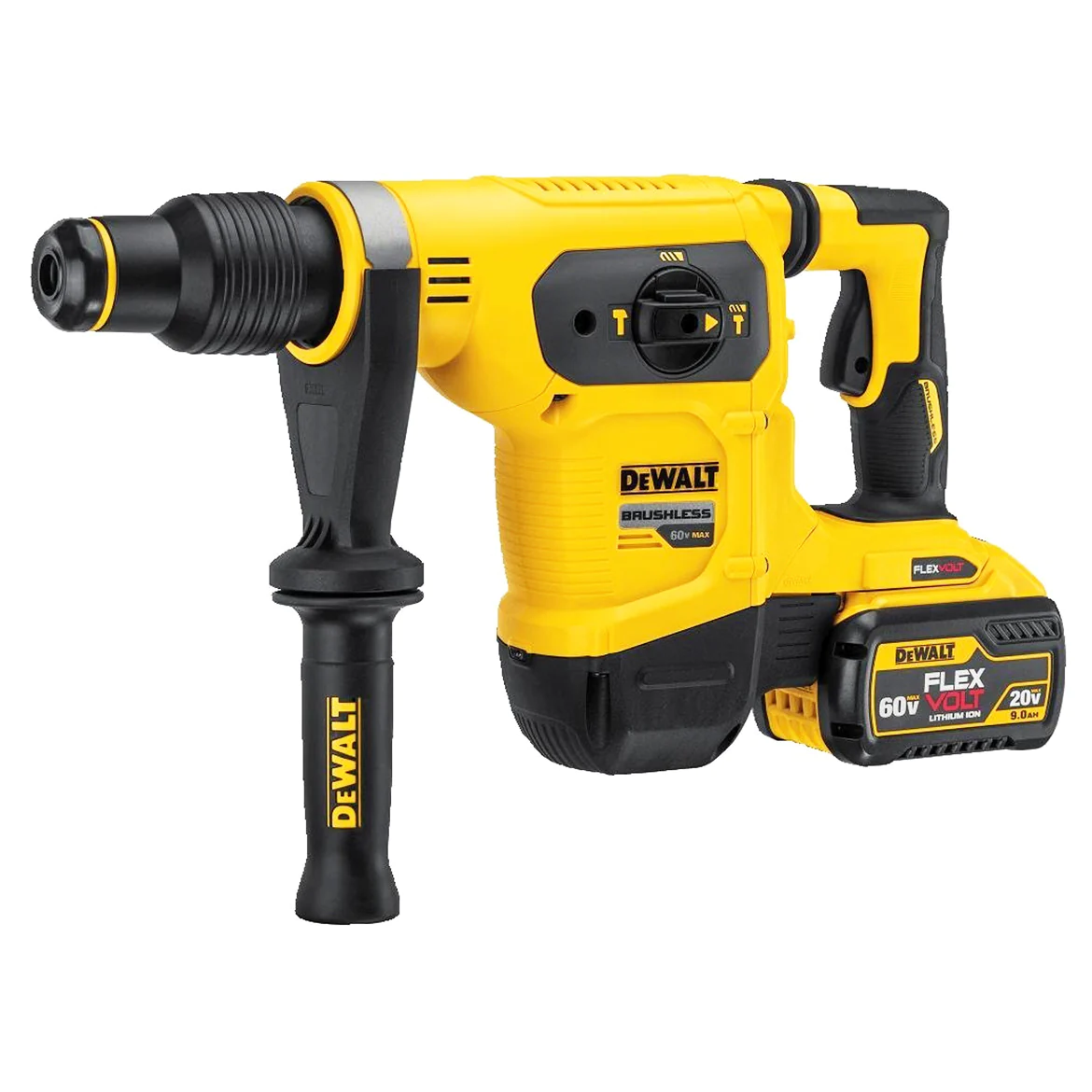 DeWALT DCH481X2 60V 9/16-Inch SDS-MAX Combination Hammer Driver Kit