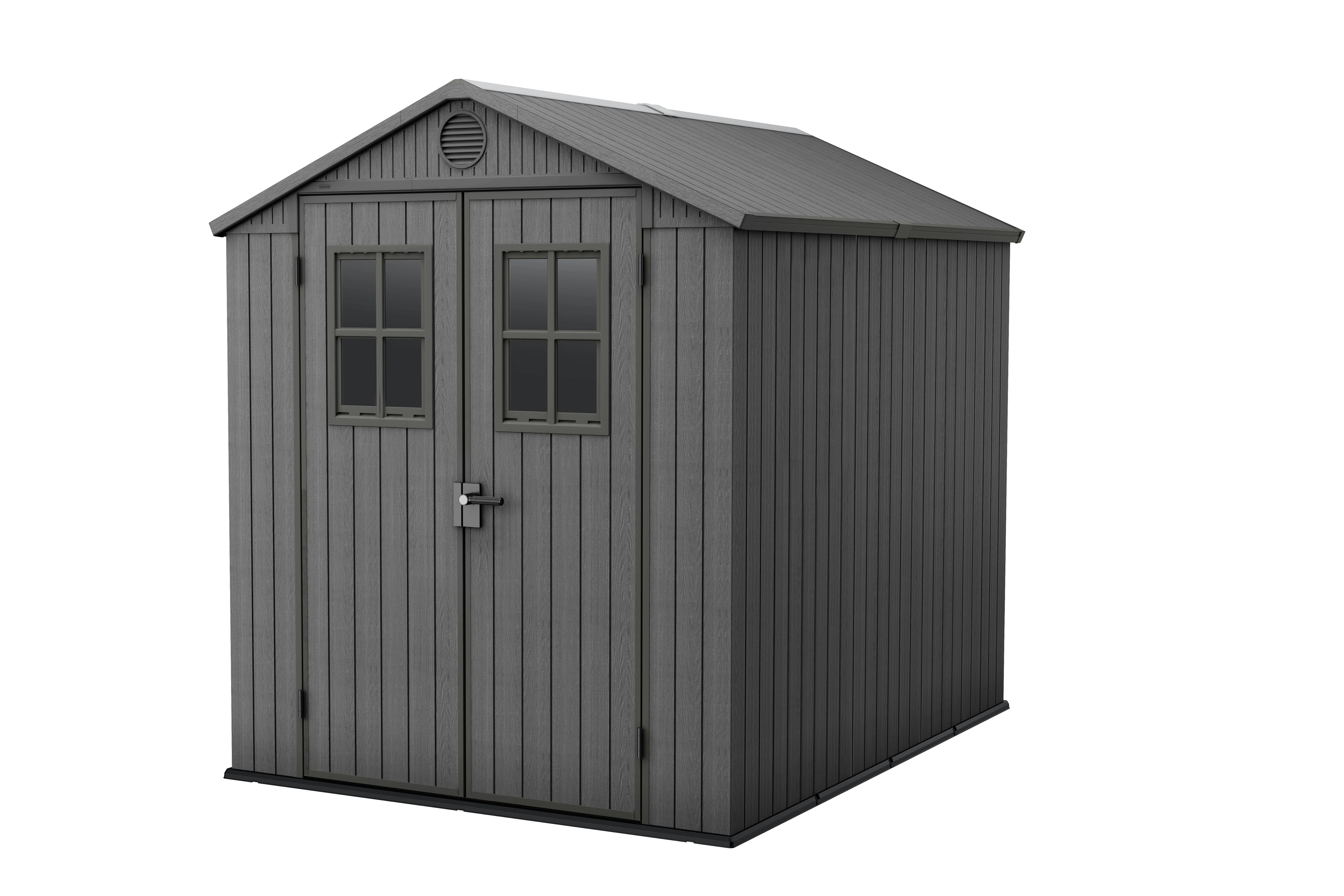 Darwin 6x8 Garden Shed - Grey