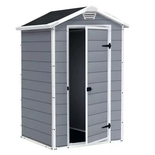 Manor 4x3 Garden Shed - Grey