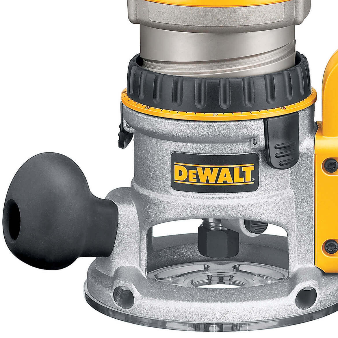 DeWALT DW618D 2-1/4 HP Heavy-Duty Maximum Motor HP EVS D-Handle Router