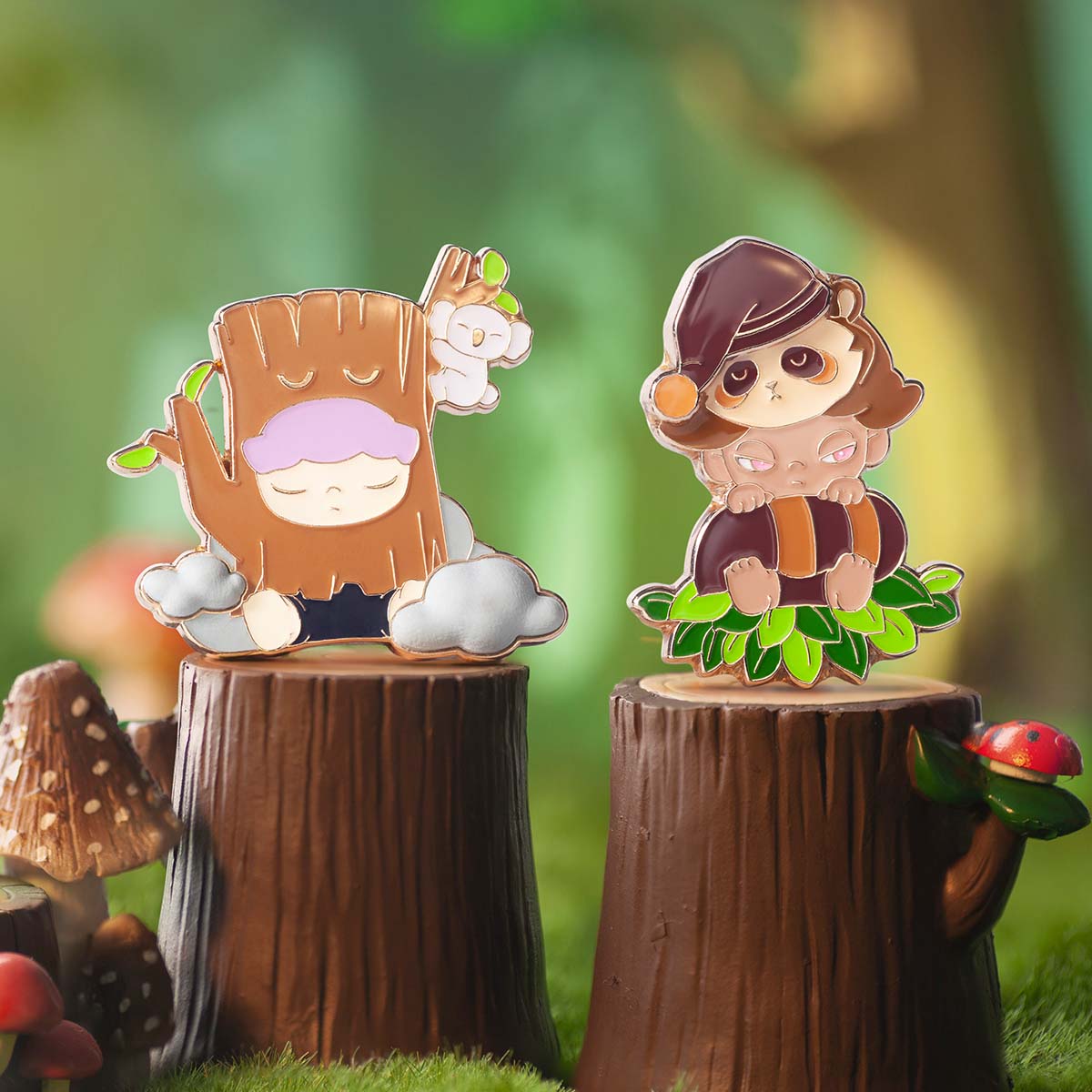 DIMOO Forest Night Series-Badge Blind Box