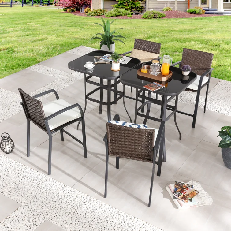 Abayomi 4 - Person Square Outdoor Dining Set