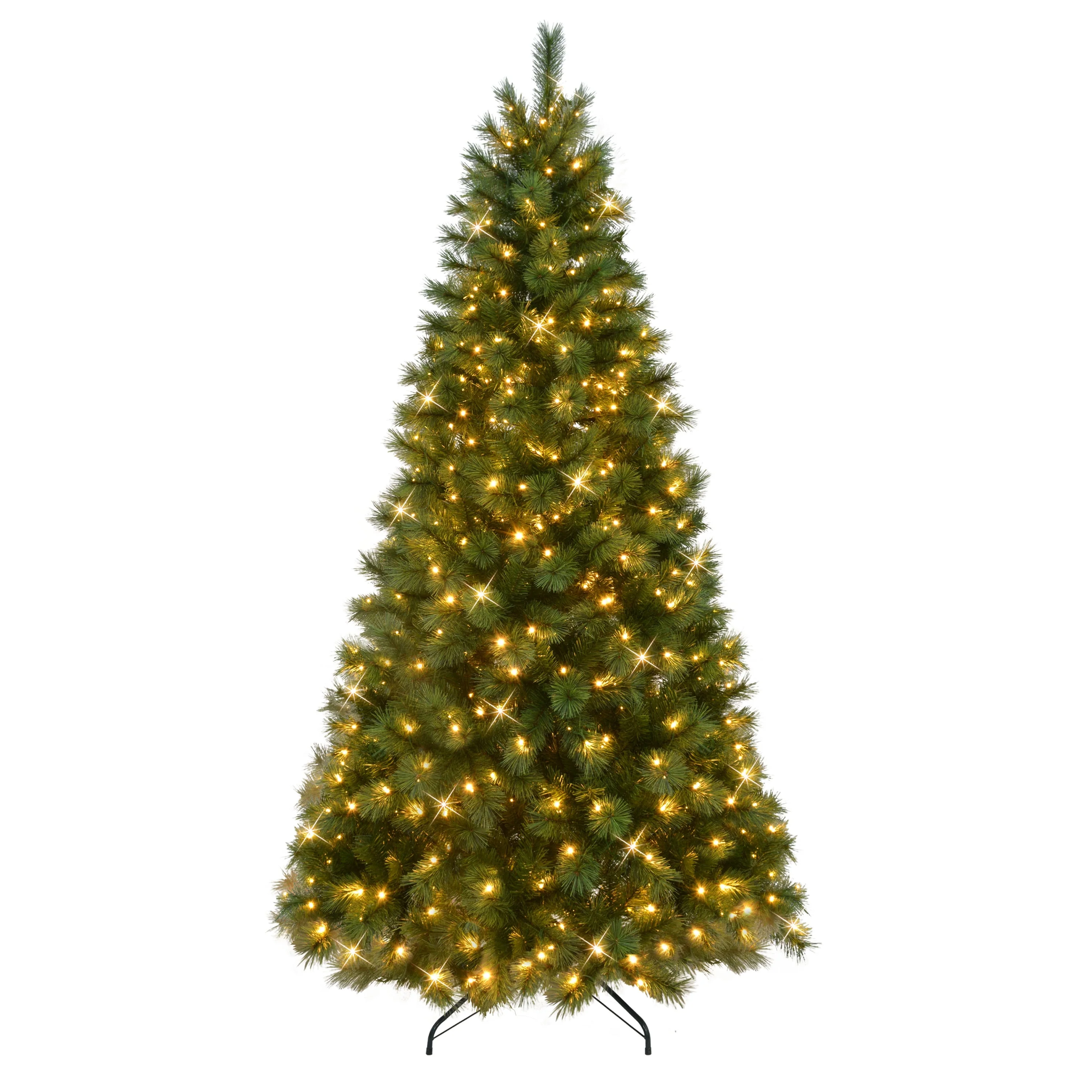 Puleo International 6.5' Pre-Lit Artificial Wyoming Pine Tree with Multi-Function LED Lights