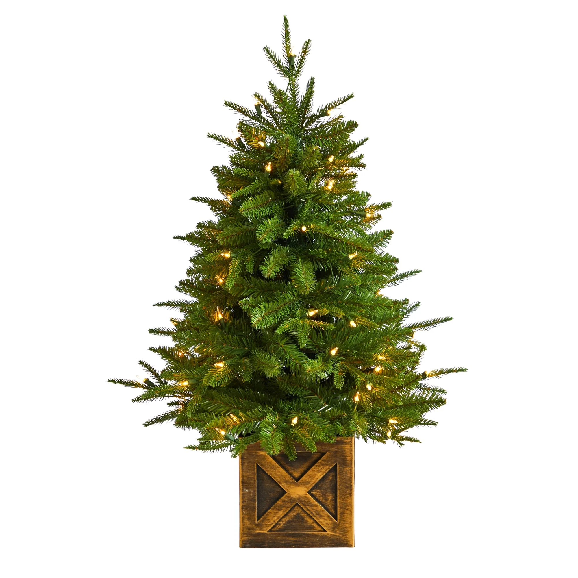 3' Finland Fir Christmas Tree in Decorative Planter - 36