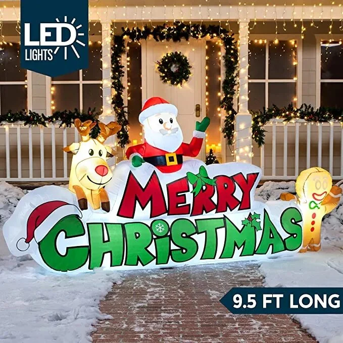 Versatile Merry Christmas Inflatable
