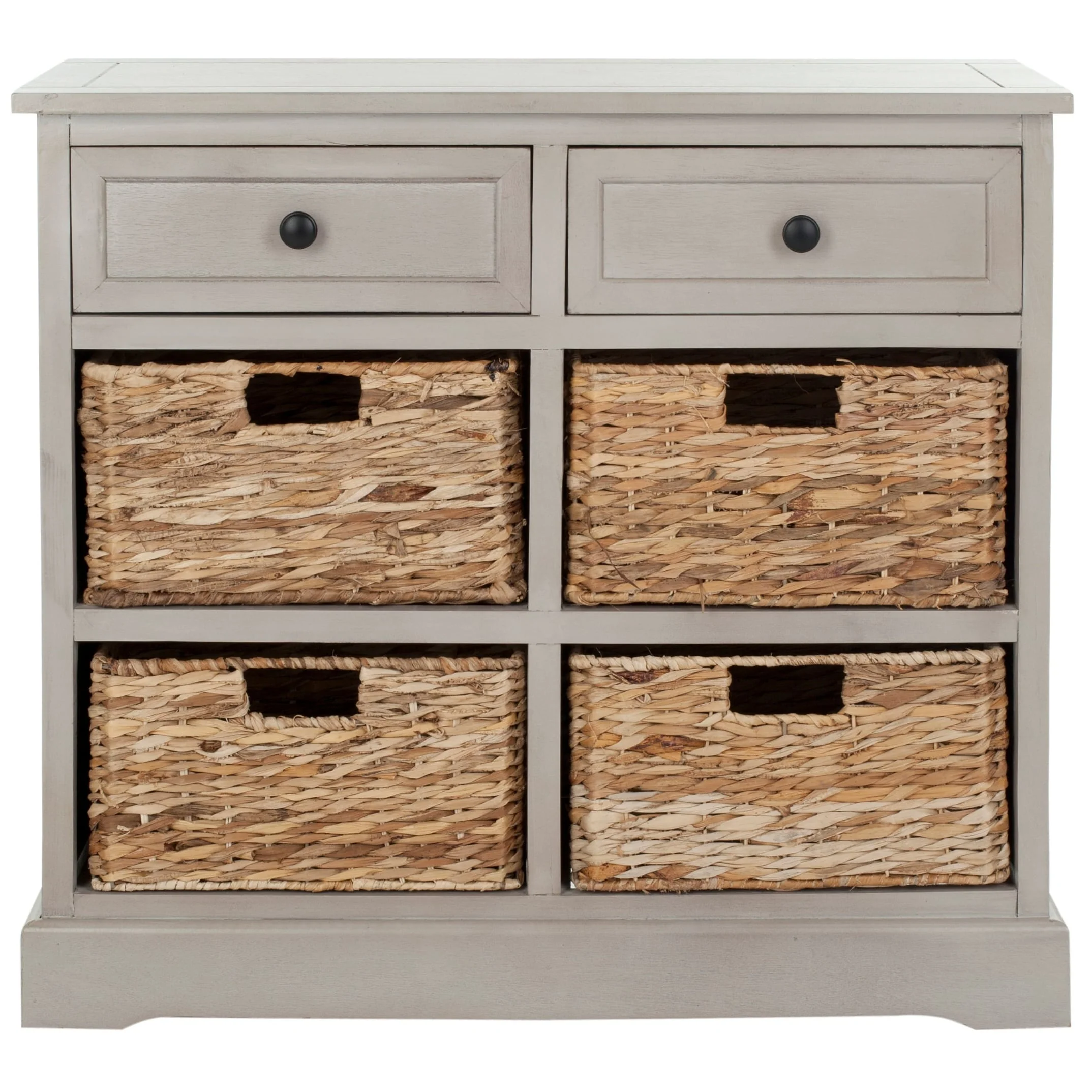 SAFAVIEH Ardelia 6-Drawer Grey Storage Unit (Fully Assembled) - 29.9 x 13 x 26 - 30Wx13Dx26H