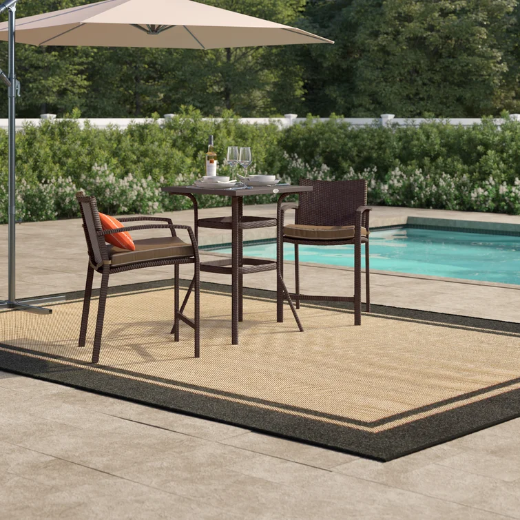 Secondino 2 - Person Rectangular Outdoor Dining Set