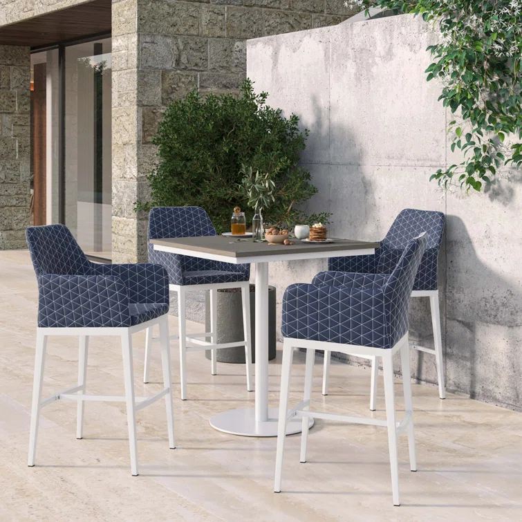 Oland And Travira 4 - Person Square Outdoor Dining Set