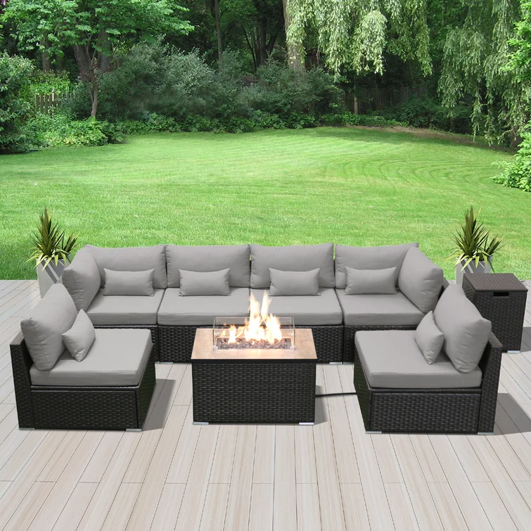 Marisa 6 - Person Outdoor Seating Group with Cushions