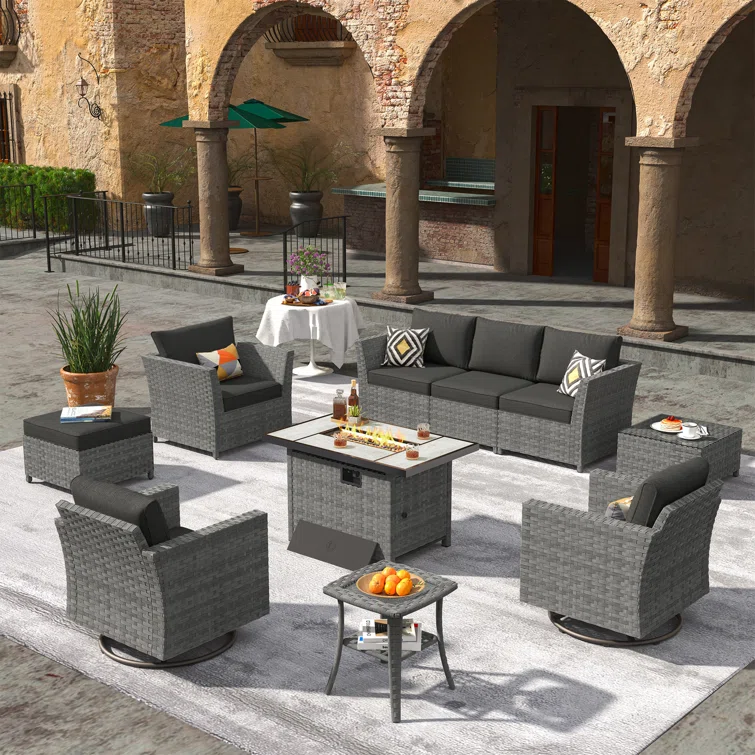 Kloster 6 - Person Outdoor Seating Group with Cushions