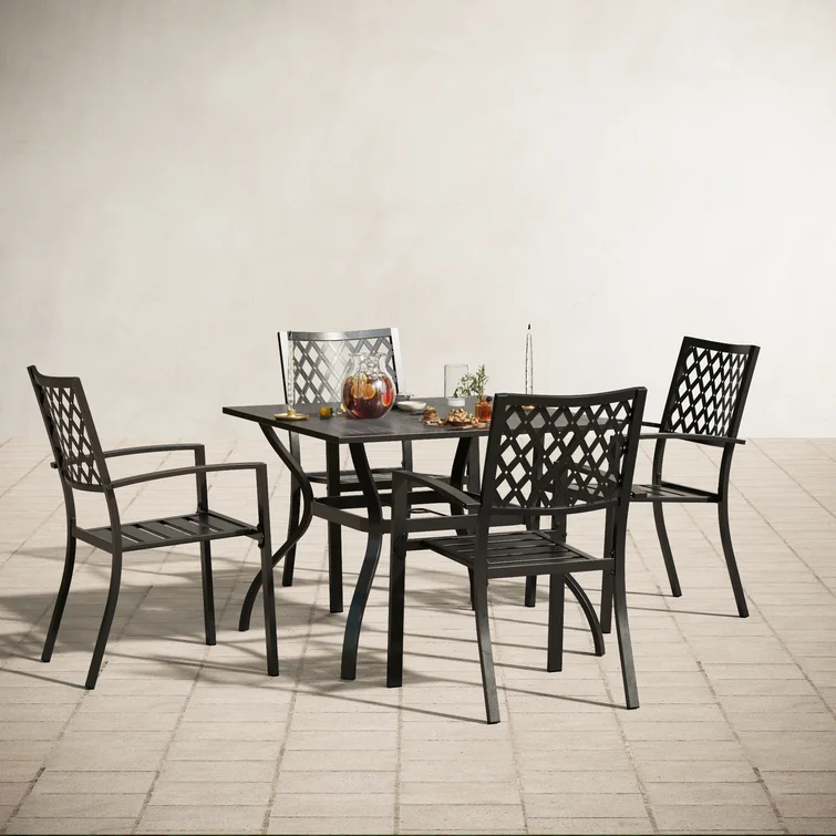 Alyah 4 - Person Square Outdoor Dining Set