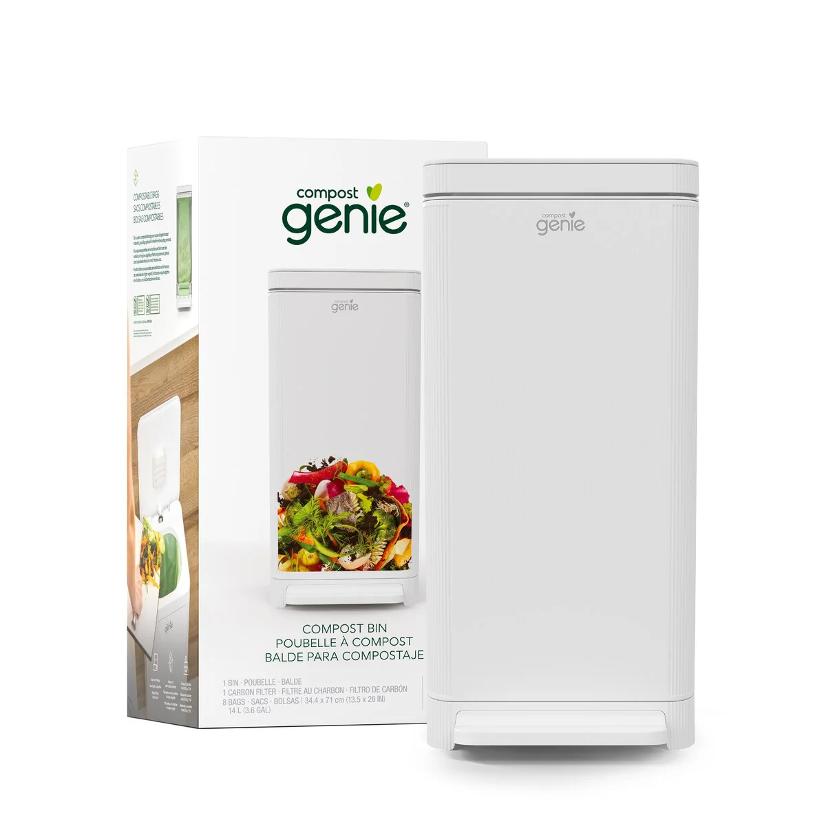 Compost Genie Bin W/8 bags
