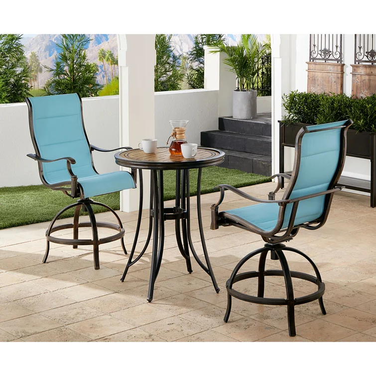 Sefrou Round Outdoor Dining Set with Cushions