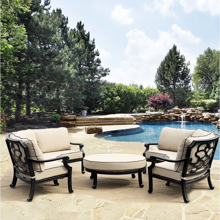 Stojiljkovic 6 - Person Outdoor Seating Group with Cushions