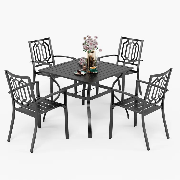 Alyah 4 - Person Square Outdoor Dining Set