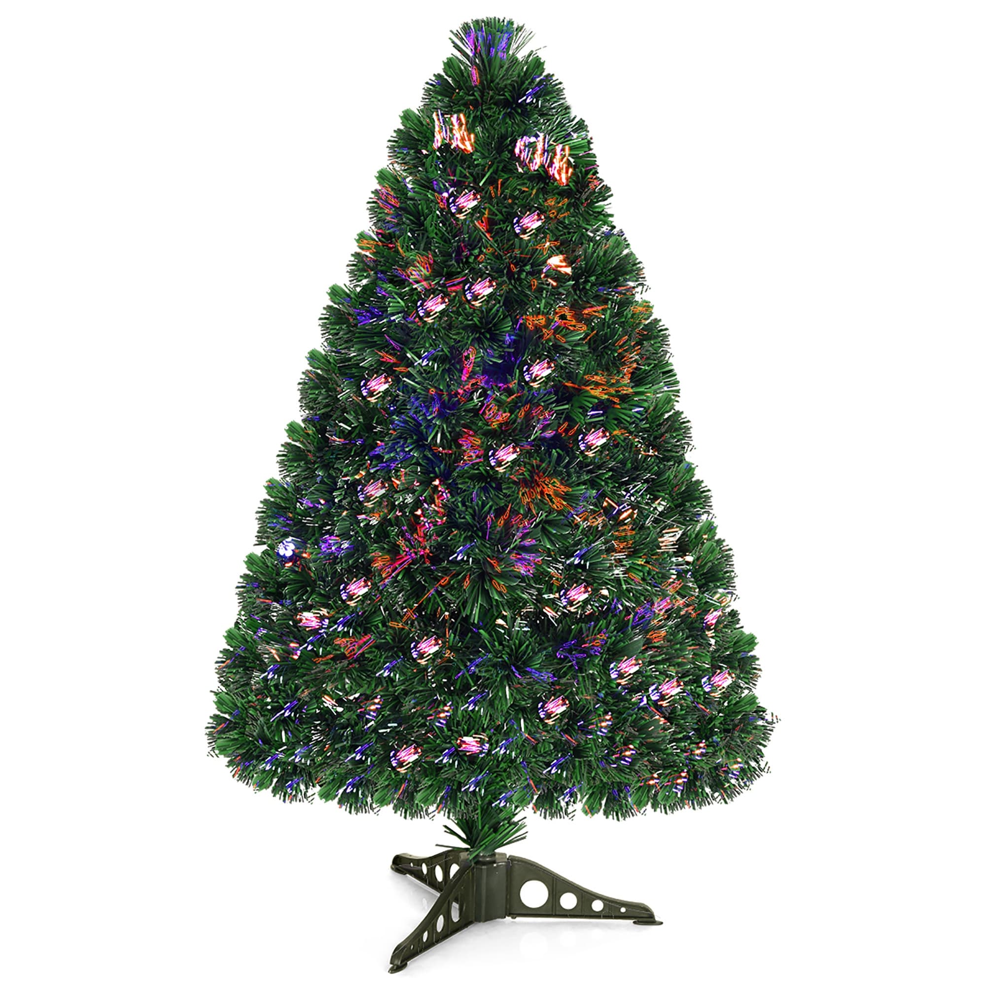 Pre-Lit Artificial Christmas Tree Fiber Optic Tree
