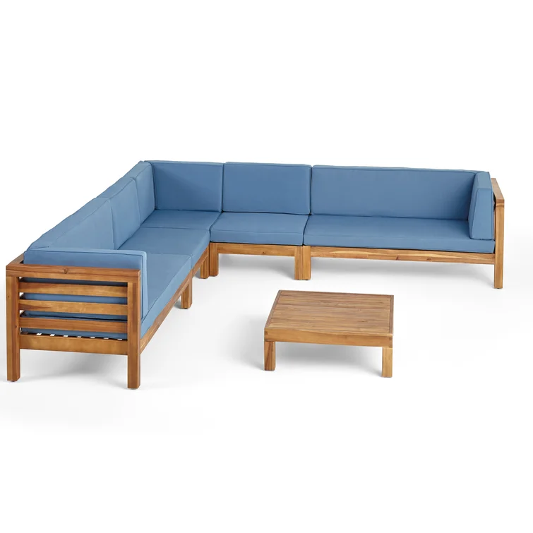 Maher 6 - Person Outdoor Seating Group with Cushions