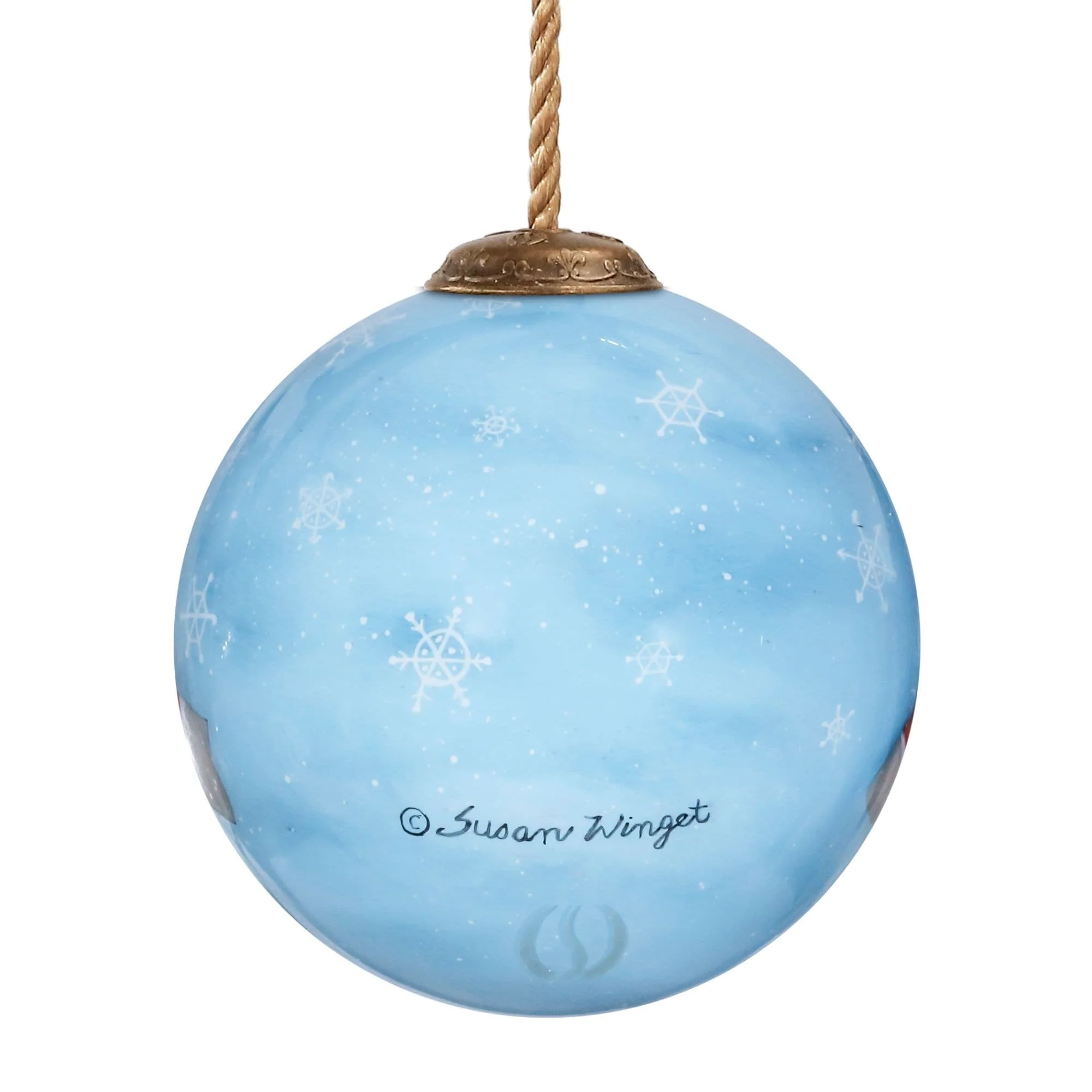 Snow What Fun Snowman Christmas Glass Ball Ornament - 3