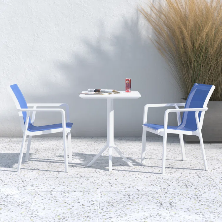 Farrah 2 - Person Square Outdoor Dining Set