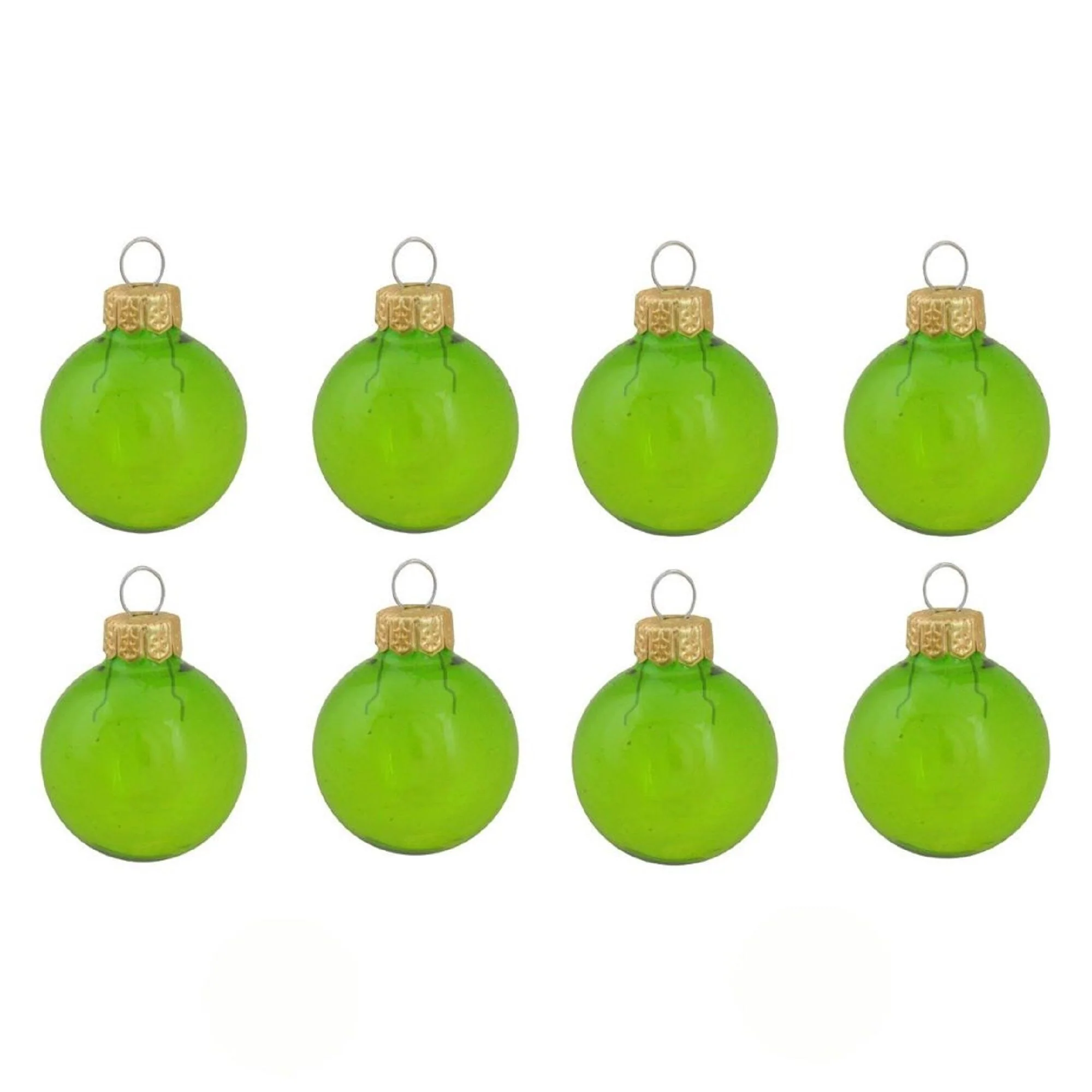 Matte Finish Glass Christmas Ball Ornaments 3.25