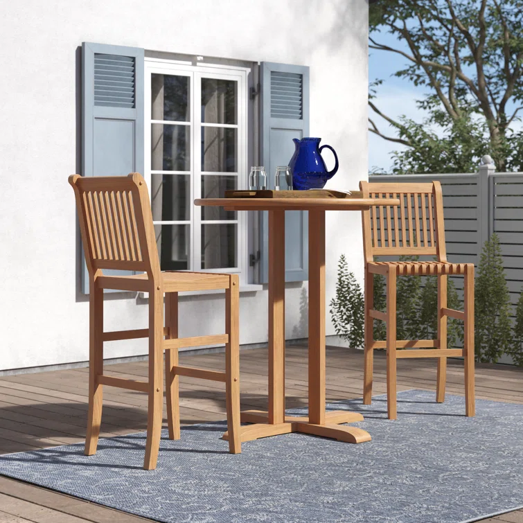 Jo 2 - Person Round Outdoor Dining Set