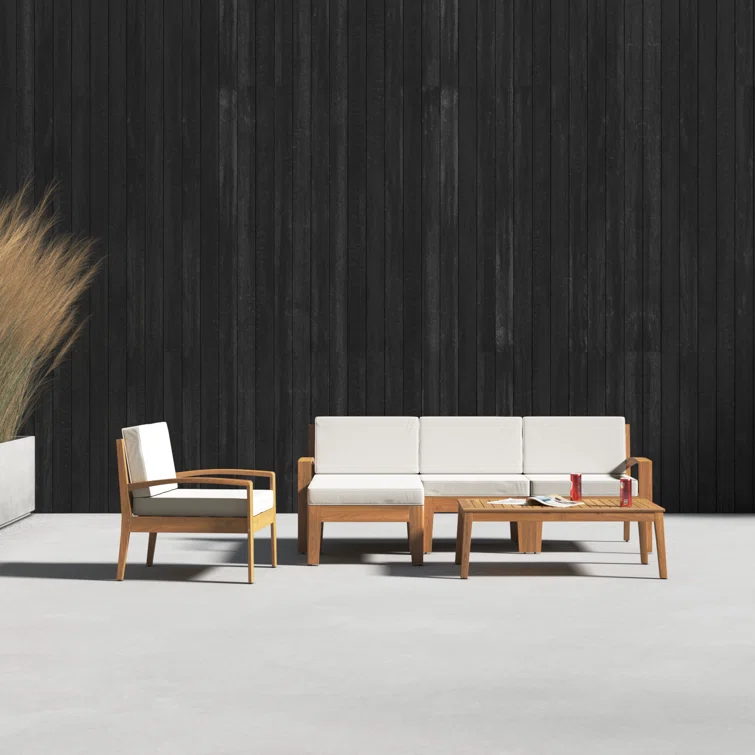Penrock 5 - Person Outdoor Seating Group with Cushions