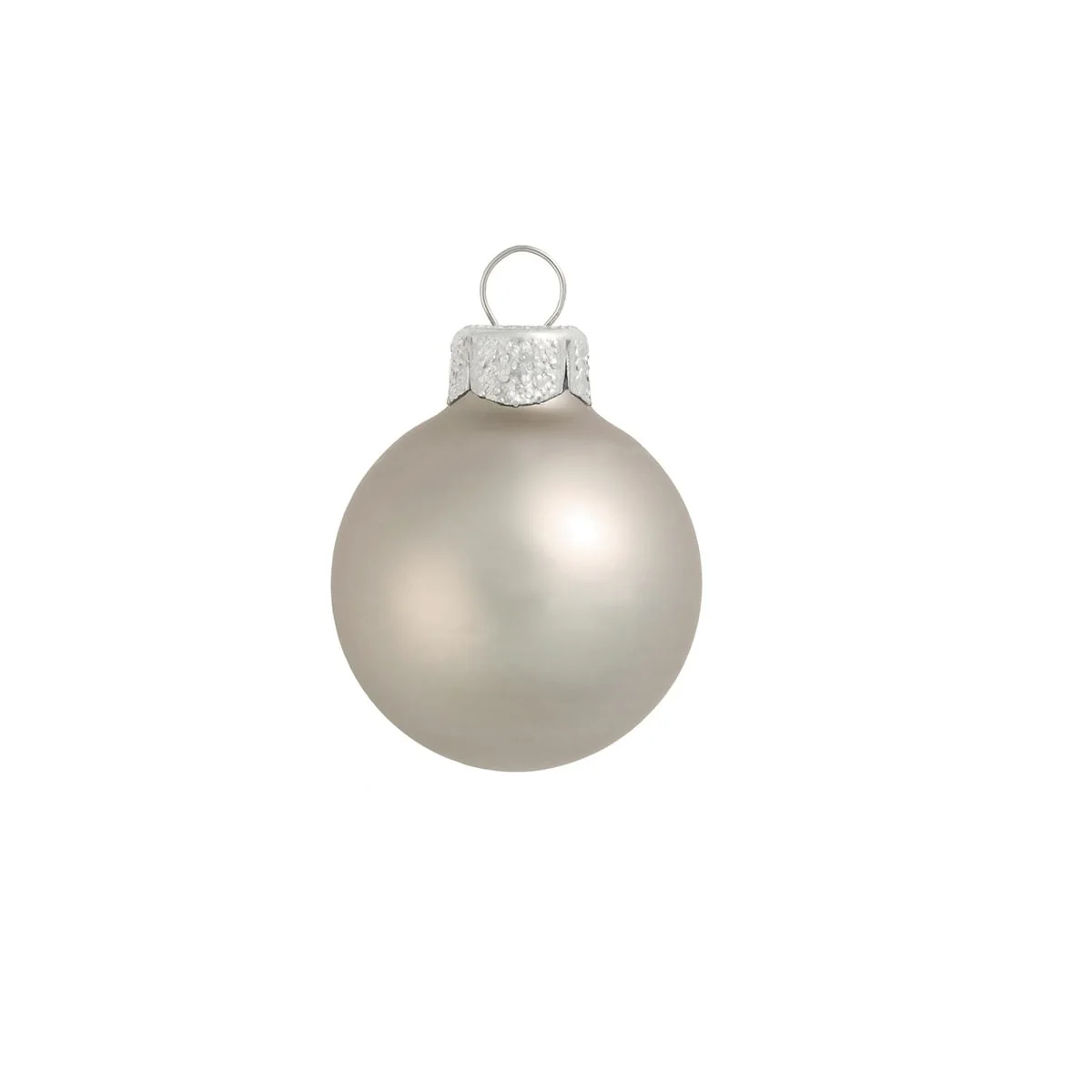 Matte Finish Glass Christmas Ball Ornaments 3.25