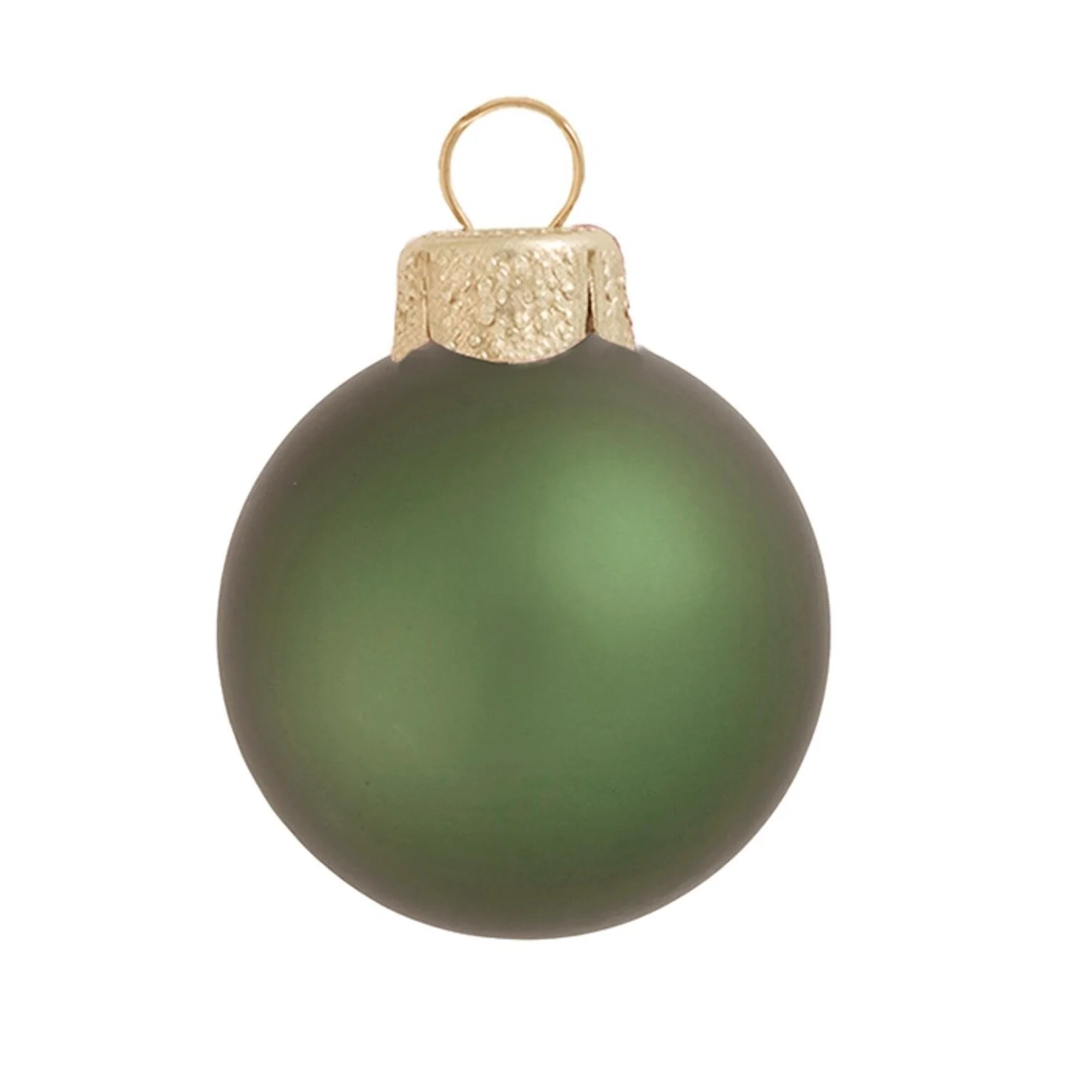Matte Finish Glass Christmas Ball Ornaments 3.25