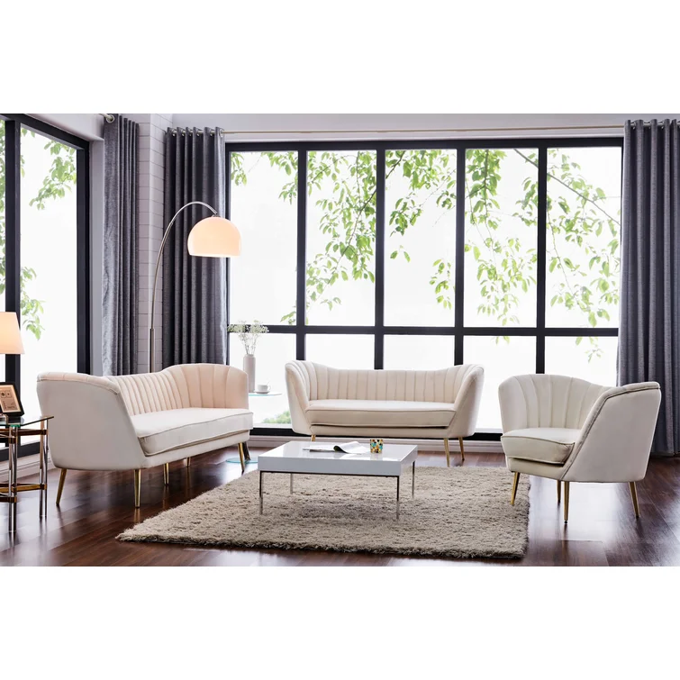 Tiberius 65'' Velvet Loveseat