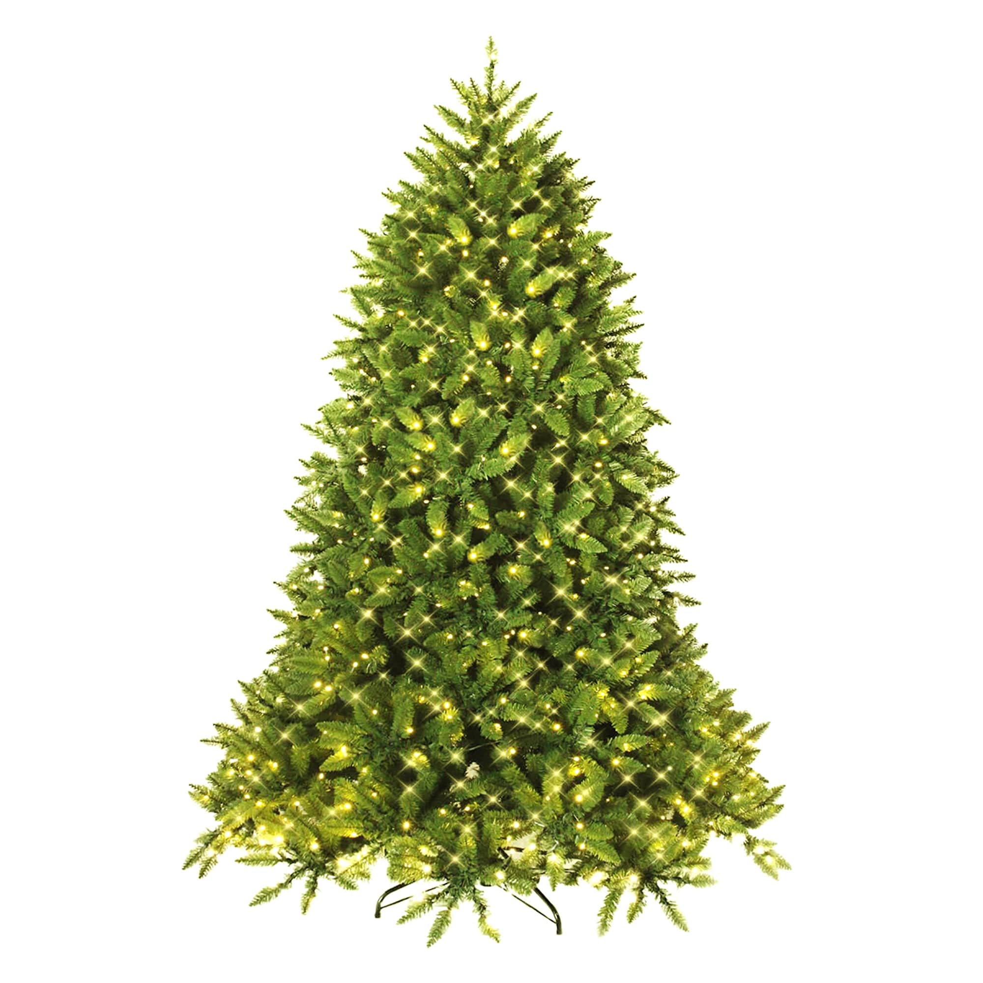 Pre-Lit Christmas Tree Premium Hinged Artificial Fir Tree