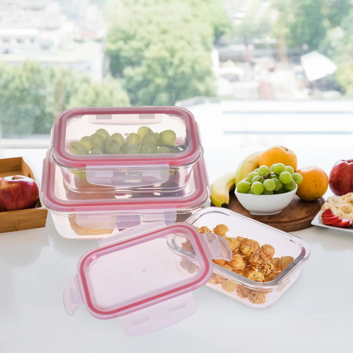 Westinghouse - 6pc Glass Food Storage Set