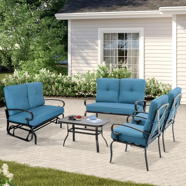 Ardane 6 - Person Outdoor Seating Group with Cushions