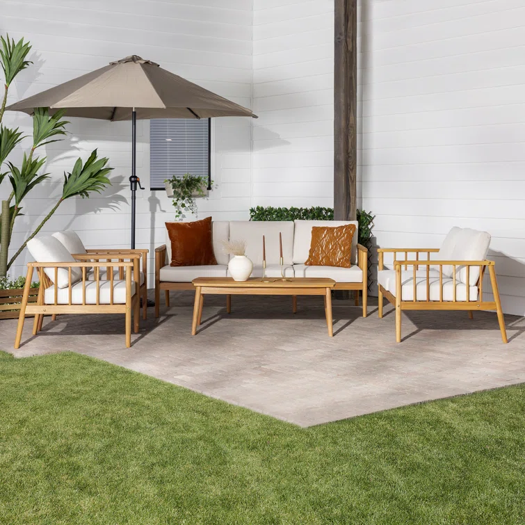6 - Person Outdoor Seating Group with Cushions