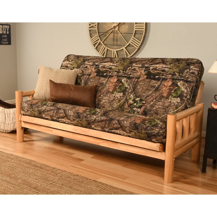 Anders Full / Double 81'' Upholstered Tufted Futon And Mattress