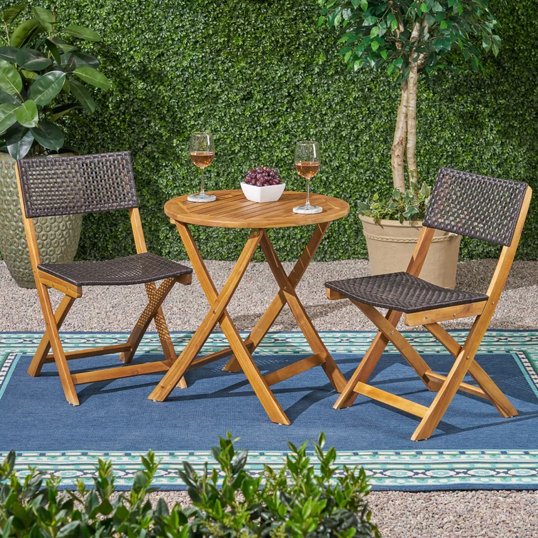 Rolston 2 - Person Round Outdoor Dining Set