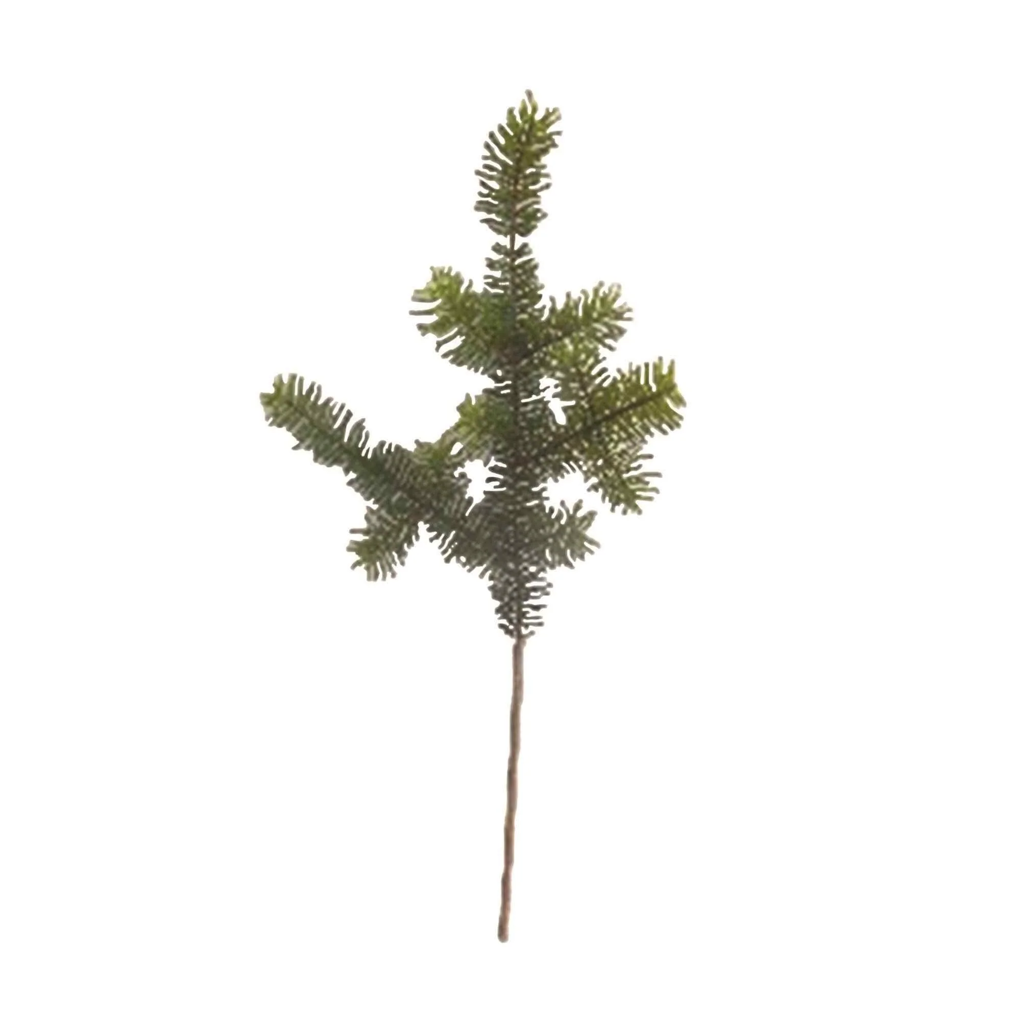 Set of 6 Green and Brown Pine Christmas Artificial Sprays 29