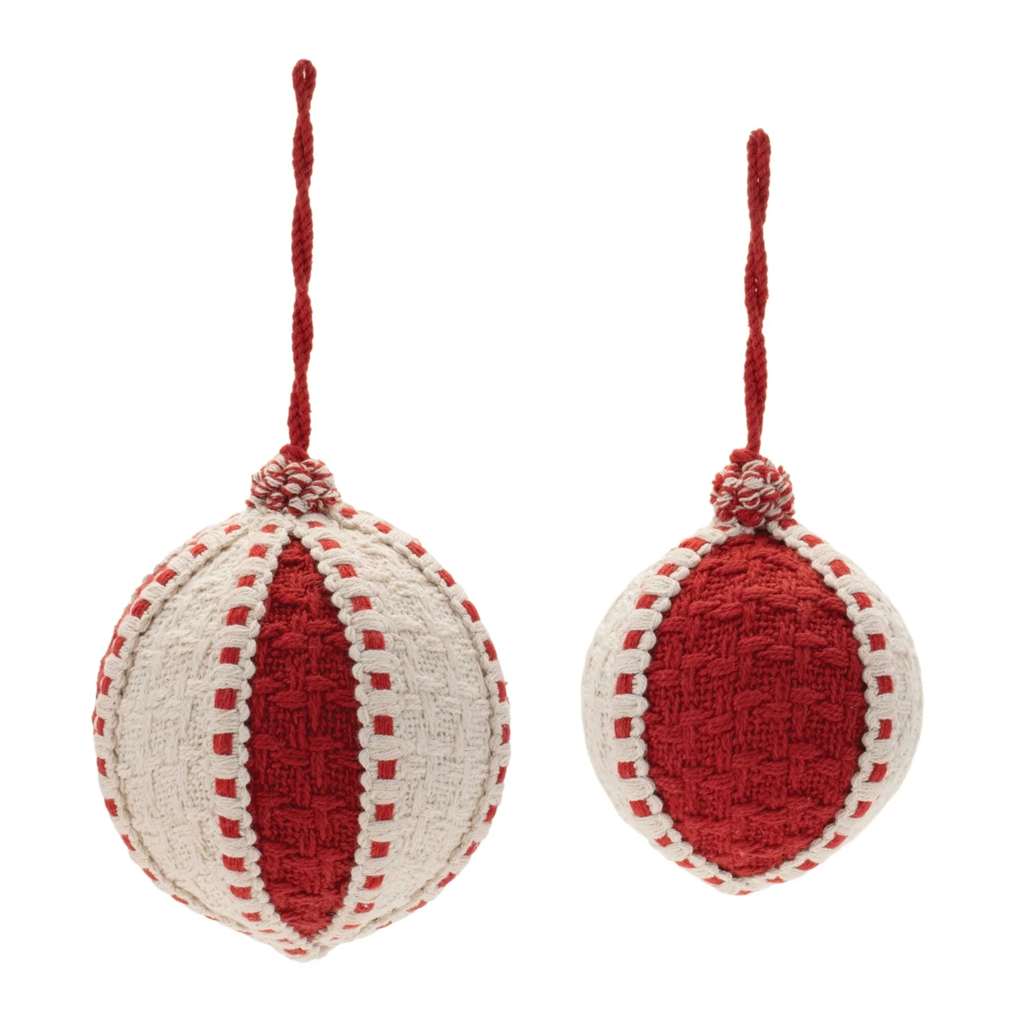 Woven Christmas Ball Ornaments - 5